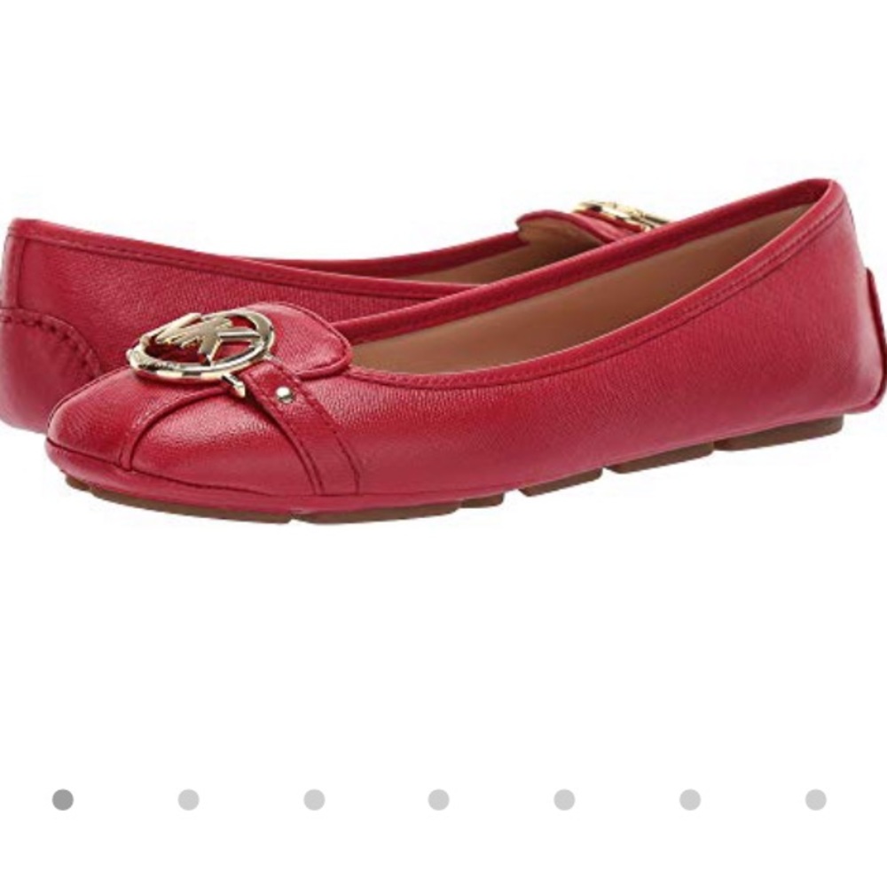 MICHAEL Michael Kors Fulton Moc red